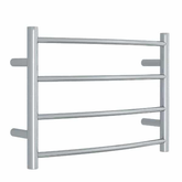 Curved Round Polished Thermorail Ladder - 600x420x150mm 45Watts 4 Bars